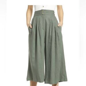 Vero Moda Green Culotte Pants